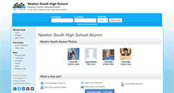 Desktop Screenshot of newtonsouthhighschool.org